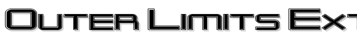 Outer Limits Extended font